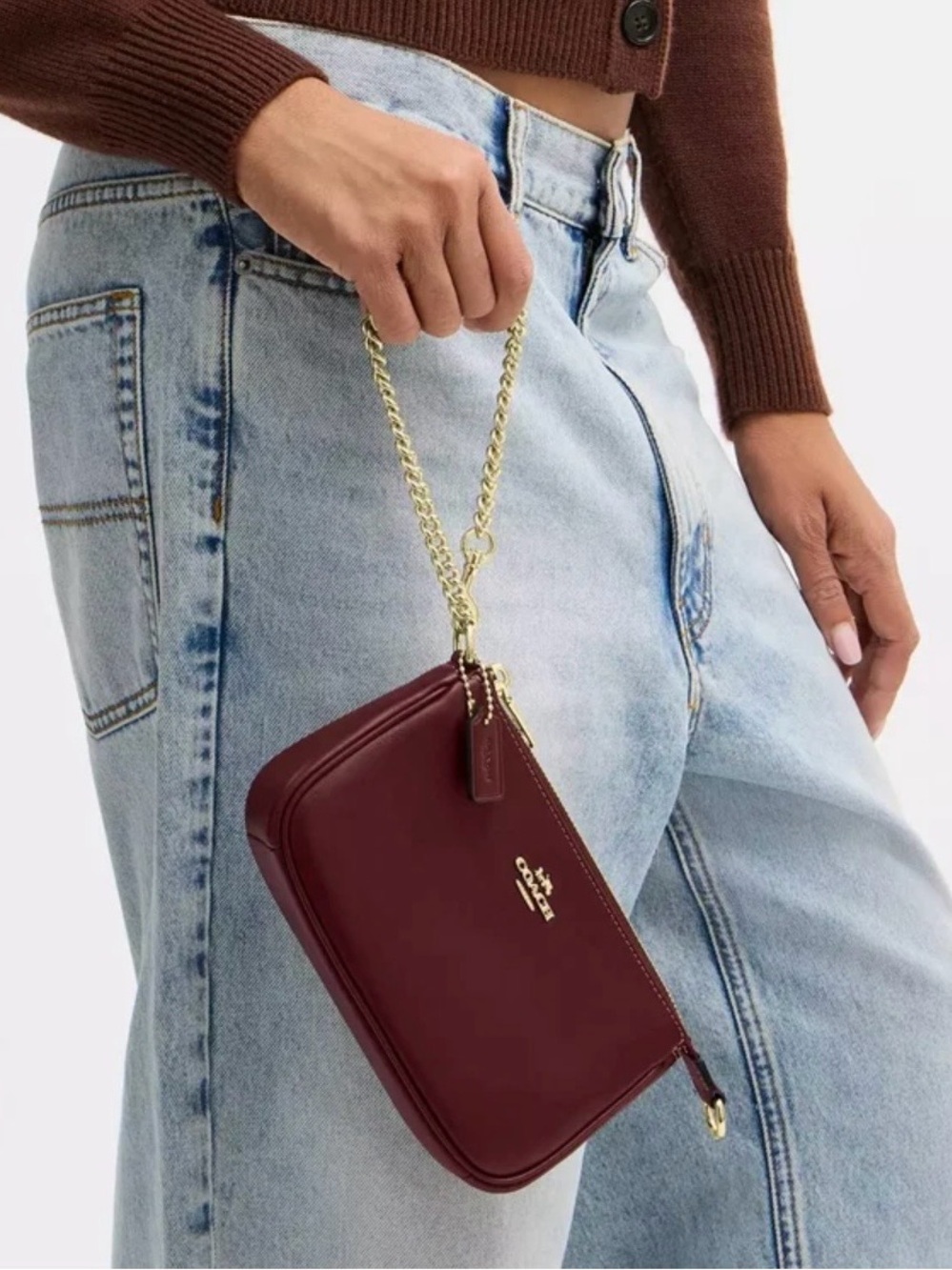 Coach Nolita 19 Bag in Burgundy